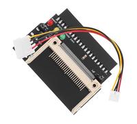 CAXUSD Compact Flash Plastic Construction to Ide Adapter Card with 50-pin Standard Socket and 3 LED Indicators Fitted with Ide Power Cable Supporting Micro-driver with Cf-ii Interface
