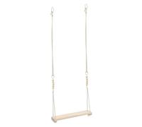 CAXUSD Creative Parrot Swing for Medium and Large-sized Birds, Wooden Bird Swing with White Colour, Not Easy to Deform or Break, Improves Health, Indoor Fun for Budgerigars and Parrots