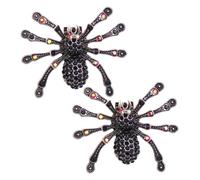 CAXUSD Creative Spider Shoe Charms for Heels Removable Alloy Shoe Clips Decorative and Versatile for Pumps with Shiny Glamorous Finish