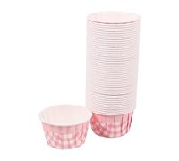 CAXUSD Cupcake Wrappers Paper 50pcs Oven-Safe Baking Cups with Rolled-Edge Design for Wedding Reception and Dessert