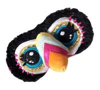 CAXUSD Cute Plush Sleep Mask with Adorable Animal Pattern, Soft Eye Cover for Sleeping on Trains and Conferences, Comfortable Night Mask