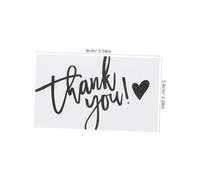 CAXUSD Cute Thank You Cards for Business Packaging Blank Back Design for Messages Elegant Gift Cards for Customer Appreciation Total for Online Stores and Retail Use