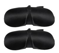 CAXUSD D Sleeping Eye Mask and Comfortable Fit with Sturdy Polyester Material 2pcs for Blocking Ambient Light Novelty Design for Office Use and Home Use for Those Prone to Tired Eyes
