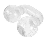CAXUSD DIY Hamster Tubes and Tunnels Kit Providing Safe and Secure Play Environment with Modular Design and Seamless Connection, Plastic Material for Small Pets for Home Use and Travel