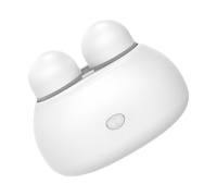 CAXUSD Electric Contact Lens Cleaner Box, Portable Lens Cleaner Automatic Cleaning Machine, Abs White, for Travel, Hiking and Daily Use, One AAA Battery Not Included
