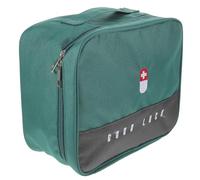 CAXUSD First Aid Bag with Multi-Grid Separation Design Solid and Sturdy Ergonomic Pouch Large Capacity Waterproof Oxford Cloth and Polyester Fiber Material for Office and Outdoor