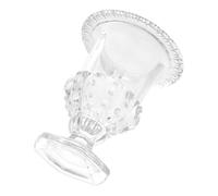 CAXUSD Fruit Cake Plate Small Standing Dish Crystal Glass European Style