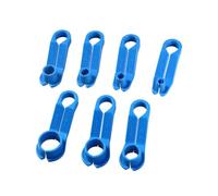 CAXUSD Fuel Line Disconnect Tool Set for Easy Separating Lines 7pcs with Abs Material and Angled Handles Practical Repair Tool for Air Conditioner and Automotive Fuel System