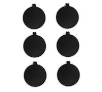 CAXUSD Gas Stove On-off Knobs Easy to Install and Use 6 Pcs Stainless Steel Replacement Modern Silver Design for Kitchen Cooker Suitable for Gas Stove Control