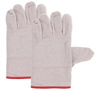 CAXUSD Gloves Resistant Cotton White Lined Abrasion Thickened Yarn Work