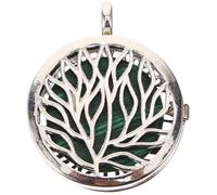 CAXUSD Green Tree Charm Pendant Alloy Stone Charm for Jewelry Making, Unique Stylish Design Symbolizing Power and Growth of Life, Versatile Accessory for Necklace and Bracelet Crafts