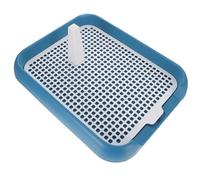 CAXUSD Grid Dog Toilet Pet Toilet Train Potty with Anti-Splash Design Plastic Material Easy to Clean Medium Size Indoor Use Suitable for Small and Large Dogs