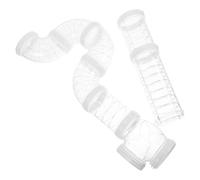 CAXUSD Hamster Tubes and Versatile Design with Safe Plastic Material DIY Tube Tunnel Kit to Enhance Small Animal Exercise for Hamster and Rat for Living Spaces and Play Areas