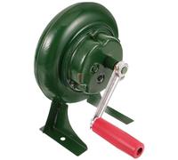 CAXUSD Handheld Fire Blower for Bbq Appropriate Wind Force, Green Iron Manual Air Fan, Convenient for Camping and Outdoor Cooking, Portable Hand Crank Blower for Grill and Barbecue