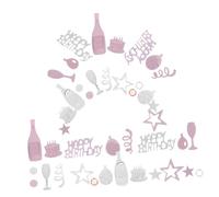 CAXUSD Happy Birthday Confetti Table Scatter Lightweight Party Decoration for Festive Table Settings Centerpieces Photo Backdrops Safe Surfaces DIY Craft Supplies