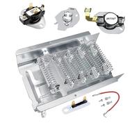 CAXUSD Heater Heating Thermostat Element, Dryer for Replacement with Saving Energy and High Reliability Part Made of Stainless Steel and Copper for Household