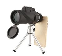CAXUSD High-definition Portable with Tripod and Phone Holder 40x60 Telescope Lightweight Single-tube Optical Monocular for Bird Watching and Football Games