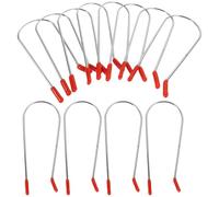 CAXUSD Hot Curler Clips Replacement for Electric Rollers Hair Styling Tools 16pcs Stainless Steel U-shape Pins Designed for Salon and Home Use