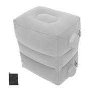 CAXUSD Inflatable Footrest Cushion Portable Travel Pillow for Airplane Home Office Use Adjustable Leg Rest Support Comfortable Ergonomic Design