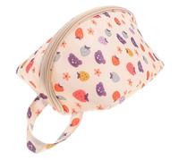 CAXUSD Insulated Floral Toiletry Bag for Women and Boys and Girls Compact Travel Organizer for Cosmetics Lingerie Essentials Easy to Clean Portable Storage for Work School and Picnics