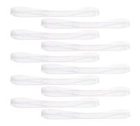CAXUSD Invisible Tpu Elastic Shoelaces for High Heels, Anti-slip Fixing Shoe Straps, 5 Pairs, Suitable for Women’s Leather and High-heeled Shoes