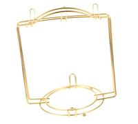CAXUSD Iron Coffee Mug Holder Stand with Draining Cup Organizer and Wide Base Plate Rack Sturdy Multi-use Dish and Coffee Cup Storage for Kitchen Countertops Practical Gift for Home and