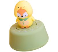 CAXUSD Kitchen Timer Visual Countdown Timer with Smooth Abs Surface Cute Animal Shape and Loud Reminder for Baking and Cooking Suitable for Adults in Home Kitchen