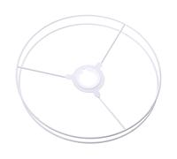 CAXUSD Lamp Shade Holder Ring Set 25cm Vintage Metal Lampshade Frame with DIY Easy Install Light Cage Guard for Home Lighting Accessories