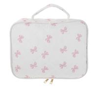 CAXUSD Large Bible Tote Bag: Decorative Book Cover with Zipper - Women's Study Bag with Pocket - Quilted Bible Carrier Sleeve for Church Travel