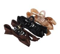 CAXUSD Large Bow Hair Clips Jaw Clips 3 Pieces Multi- Suitable for Special Occasions Parties and Daily Wear