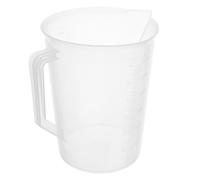CAXUSD Large Capacity Oil Measuring Cup in Kitchen and Workshop for Accurate Fluid Measurement 3000ml with Break Resistant Plastic and Anti-Scald Handle Graduated Cup