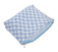 CAXUSD Large Makeup Bag Reusable Travel Makeup Pouch and Secure Zipper Closure with Knitting Fabric and Cosmetic Storage Bag for Women for Occasion