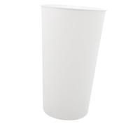 CAXUSD Large Plastic Flower Bucket for Florists and Home Use Triangle Vase Container with Large Capacity for Fresh and Artificial Flower Arrangements Suitable for Office Balcony and