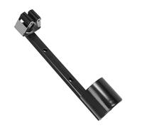 CAXUSD Lightweight Elderly Scooter Cane Holder with Metal Crutch Support, Adjustable Walking Stick Rack for Wheelchairs and Mobility Scooters, Portable Storage Bracket for Daily