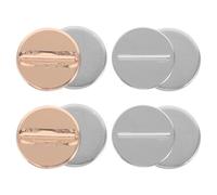 CAXUSD Magnetic Safety Pins Easy to Use and Prevents Damage to Clothes 4pcs with Brass Material Creative Fashion Design for Clothing Suitable for Hats and Bags