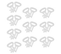 CAXUSD Metal Coin Jar Lock Keys Silver Colour 20pcs Easy Handling Replacement Money Bank Accessories for Secure Savings for Coin Bank and Money Jar