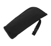 CAXUSD Milk Bottle Thermal Bag Black Polyester Insulated Carrying | Hand Strap, Clip-on Use for Stroller or Trolley, Going out Bottle and Milk Bottle Random Color