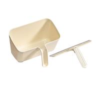 CAXUSD Mini Cleaning Kit Kitchen Trash Can Lid Sensor Recycle Bin for Kitchen Squeegee Dustpan for Table Car