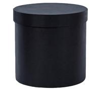 CAXUSD Mini Flower Bouquet Packaging Box Black Paper Cylindrical Flower Box Suitable for Shopping Malls and Birthday Gifts