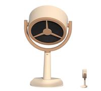 CAXUSD Mini Portable Extractor Hood Desktop Range Hood Portable Exhaust Fan Quick Oil and Smoke Absorption Compact Plastic Design Khaki for Small Kitchens