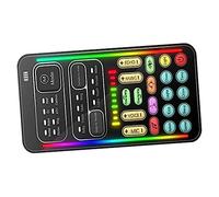 CAXUSD Mini Sound Card Voice Changer for Phone and Computer Portable External Sound Changer Live Streaming Function Useful for Boys and Girls and Adults