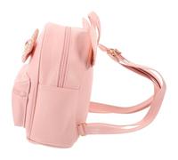 CAXUSD Mini Travel Backpack and Multi-way Carrying with Adjustable Shoulder Straps Lightweight Pu and Polyester Material, Simple and Adorable Pink Schoolbag for Everyday Use