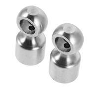 CAXUSD Motorcycle Brake Line Extension Adapter Fitting Master Cylinder Line Upgrade 2pcs with Steel Construction and 1cm Internal Thread Diameter for Brake Hose Extension