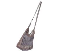 CAXUSD Mushroom Foraging Bag Mesh Shoulder Pouch Lightweight Portable Outdoor Storage Bag for Wild Fruits Capacity Crossbody Tool Kit for Camping and Garden Supplies