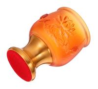CAXUSD Offering Cup Worship Cup Metallic Glass Small Cup Easy to Clean for Buddha Worship Indoor