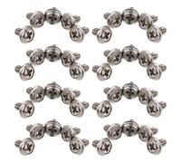 CAXUSD PC Case Screws Hot-dip Galvanized Material 6-32x1/4" 500pcs Silver with Smooth Silver Coating, Wide Compatibility and Simple Mounting Process for Hard Drive and Desktop Chassis