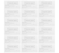 CAXUSD Personal Check Registers with Smooth Writing Experience for Checkbook 20 Packs with Paper Material and Elegant Design, Manage Transactions for Small Business Finance Tracking