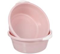 CAXUSD Plastic Wash Basins for Bathroom and Kitchen, Multifunctional 2pcs Household Washbasins Made of Sturdy Pp Material, Environmental Protection Design for Home Use