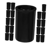 CAXUSD Portable Abs Film Canisters 20pcs Reel Storage Containers with Lids for Film Rolls Beads