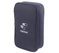 CAXUSD Portable Medicine Bag First Aid Travel Organizer with Oxford Cloth and Full Zipper, Suitable for Hiking Car Travel and Outdoor Emergency 8.46 X 5.12 X 1.97 in